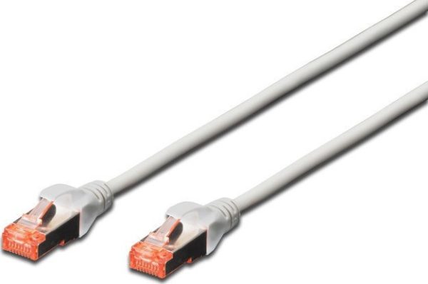 Digitus S/FTP Cat.6 Καλώδιο Δικτύου Ethernet 0.25m Γκρι 1τμχ DK-1644-0025