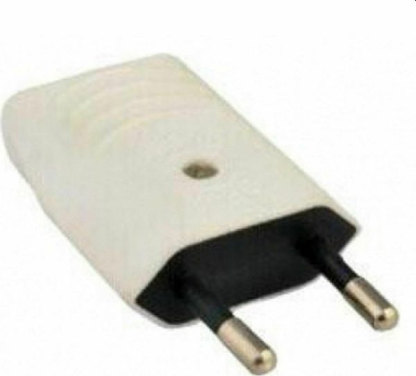 Eurolamp Φις Ρεύματος Αρσενικό Διπολικό Λευκό 147-10023