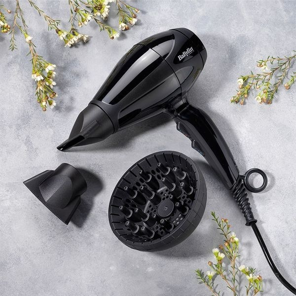 Babyliss Compact Pro 6715DE Επαγγελματικό Πιστολάκι Μαλλιών με Φυσούνα 2400W Black 6715DE - Image 4