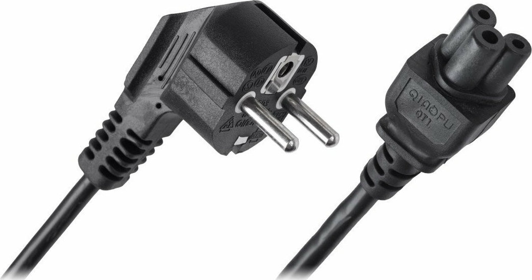 DMP Schuko - IEC C5 Cable 1.5m Μαύρο DM-3800