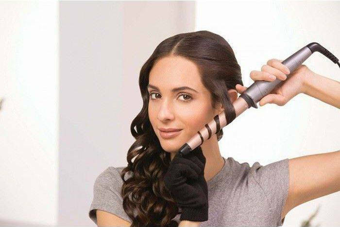 Remington Curling Wand Keratin Protect Κωνικό Ψαλίδι Μαλλιών για Μπούκλες CI83V6 - Image 4