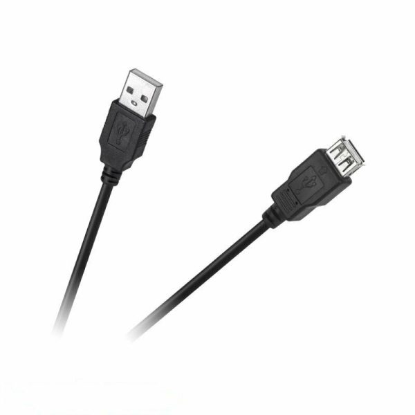 Cabletech USB 2.0 Cable USB-A male - USB-A female Μαύρο 1.5m (DM-4013-1.5)