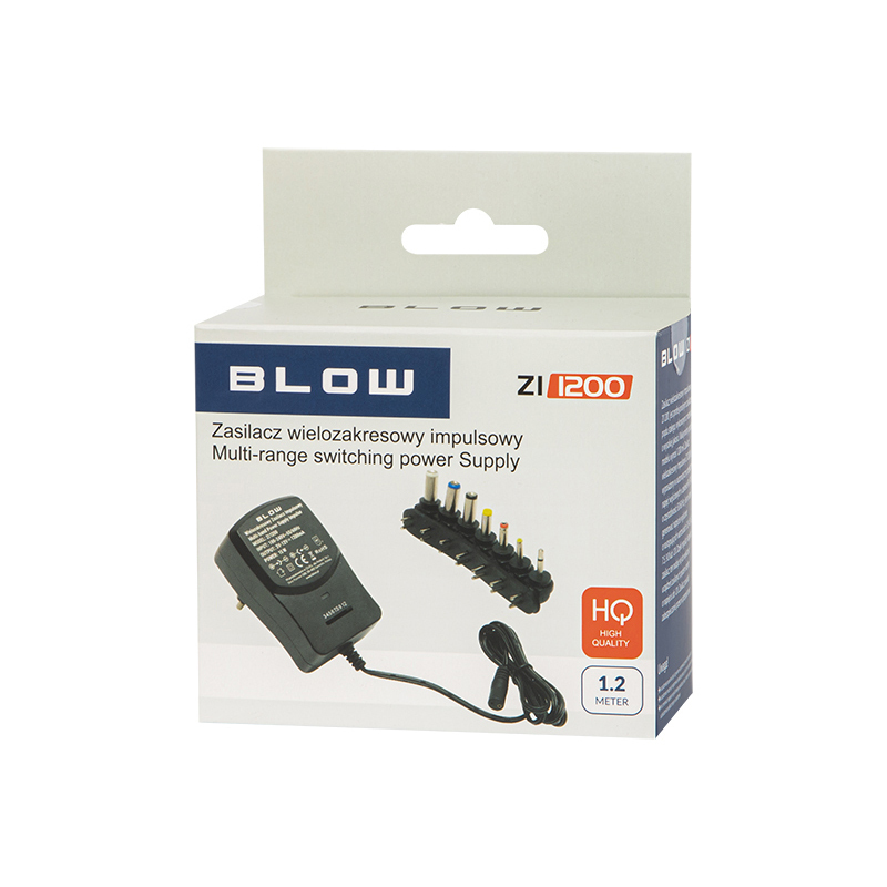 Blow Universal Τροφοδοτικό 3 έως 12V 1.2A 15W με σετ βυσμάτων (DM-1575) - Image 2