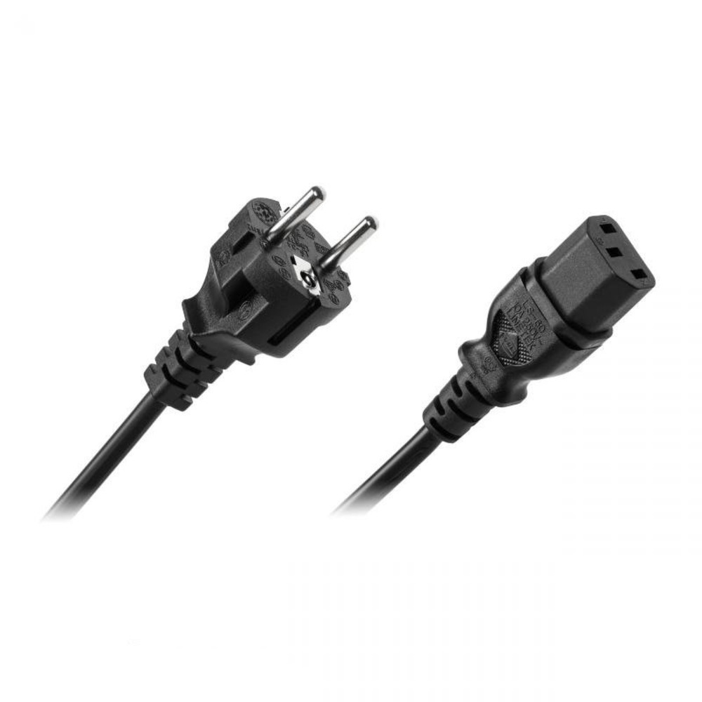 DM Pro Schuko - IEC C13 Cable 1.2m Μαύρο DM-2772-1.2