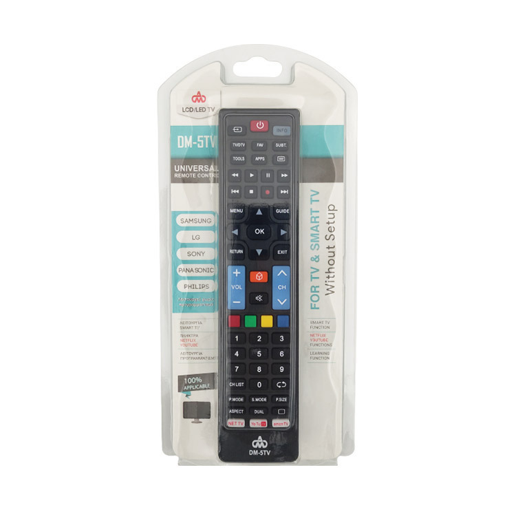 Τηλεχειριστήριο Τηλεοράσεις Samsung Lg Sony Panasonic Philips Dm-5tv 5 1