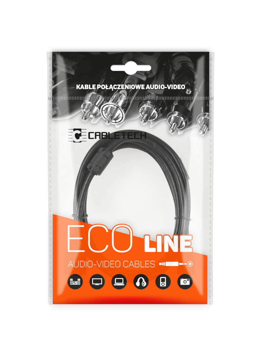 Cabletech USB 2.0 Cable USB-A male - USB-A female Μαύρο 1.5m (DM-4013-1.5) - Image 2