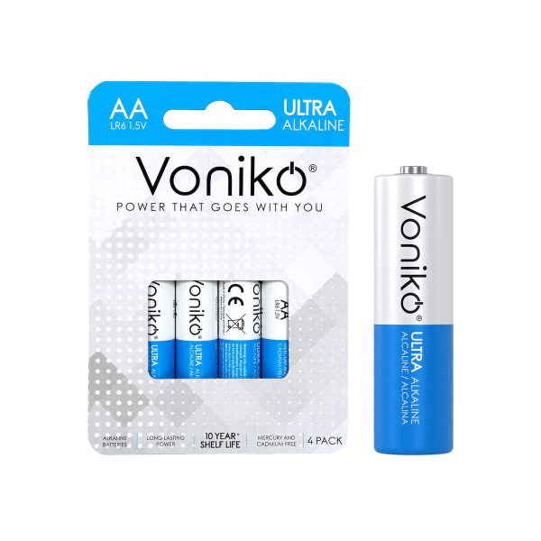Voniko Αλκαλικές Μπαταρίες AA 1.5V 4τμχ VON-LR6-4