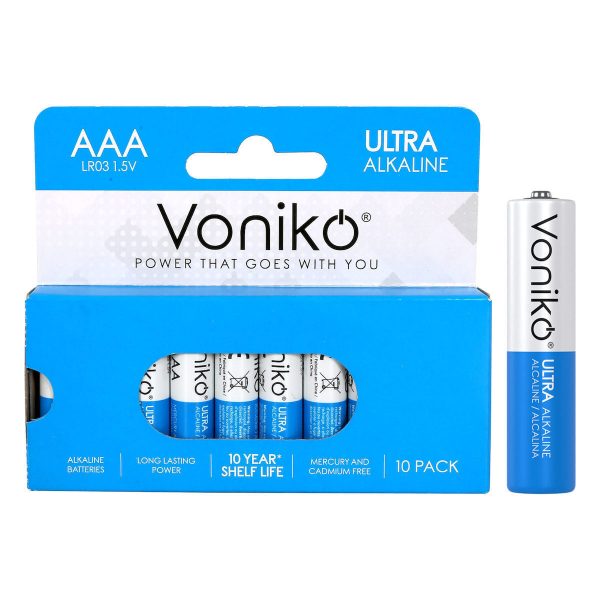 Voniko Αλκαλικές Μπαταρίες AAA 1.5V 10τμχ