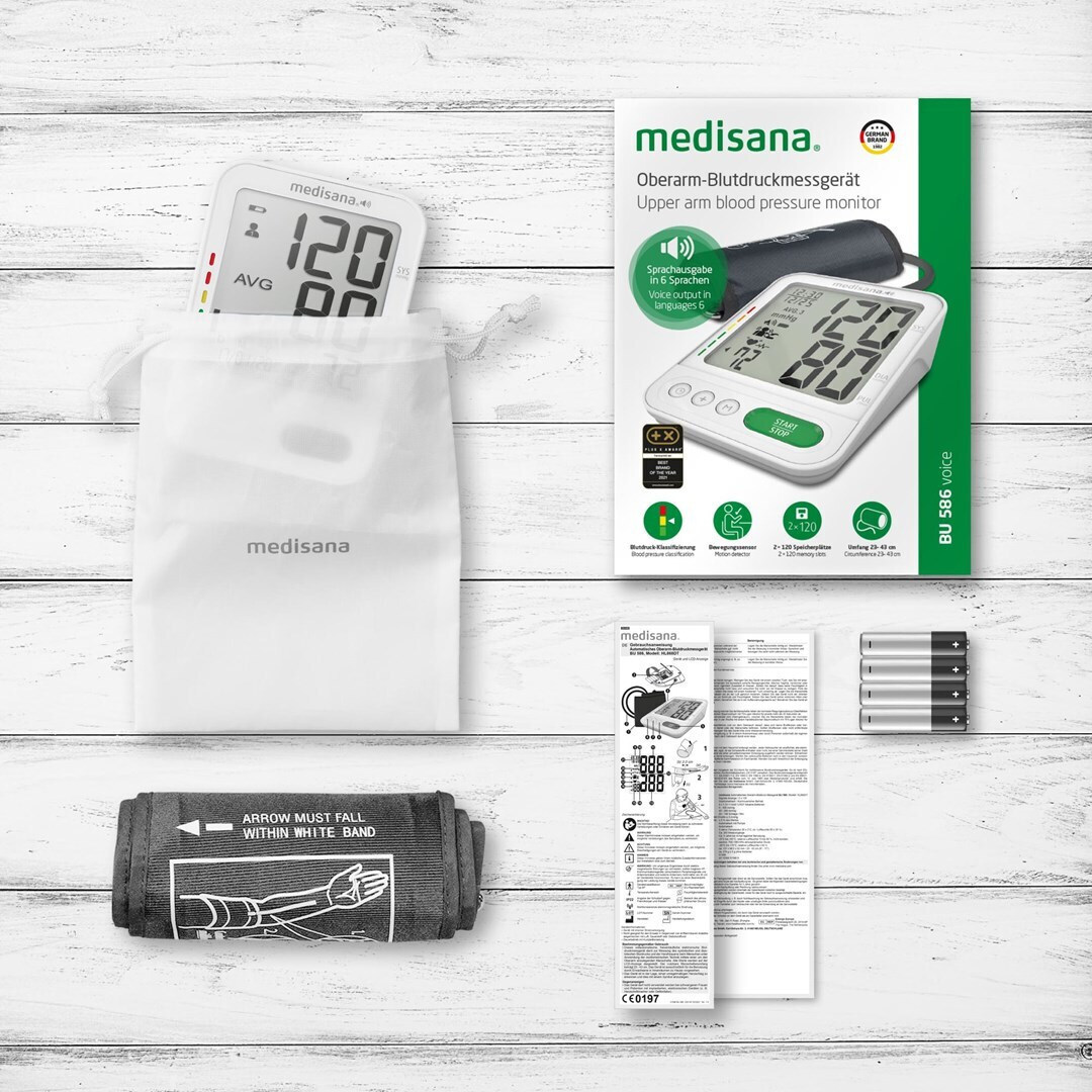 Medisana BU 586 Voice Ψηφιακό Πιεσόμετρο Μπράτσου με Φωνητική Καθοδήγηση - Image 4