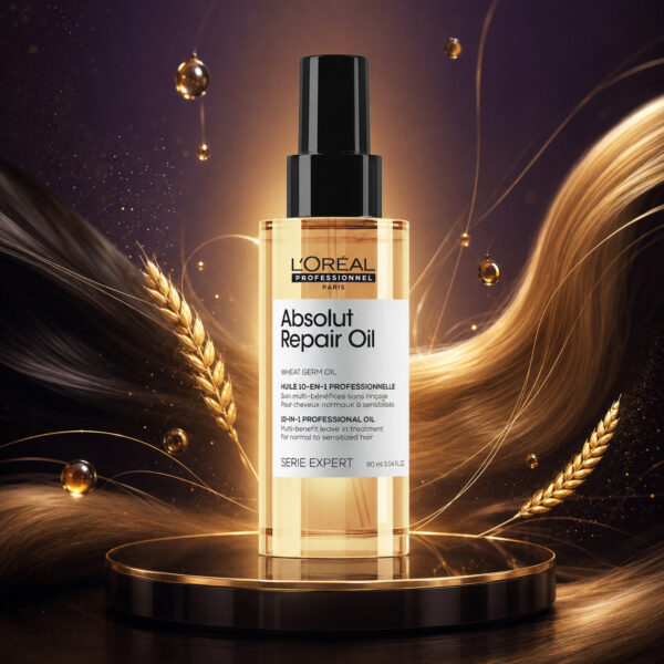 L’Oréal Professionnel Serie Expert Absolut Repair 10‑in‑1 Λάδι για Ξηρά και Ταλαιπωρημένα Μαλλιά 90ml