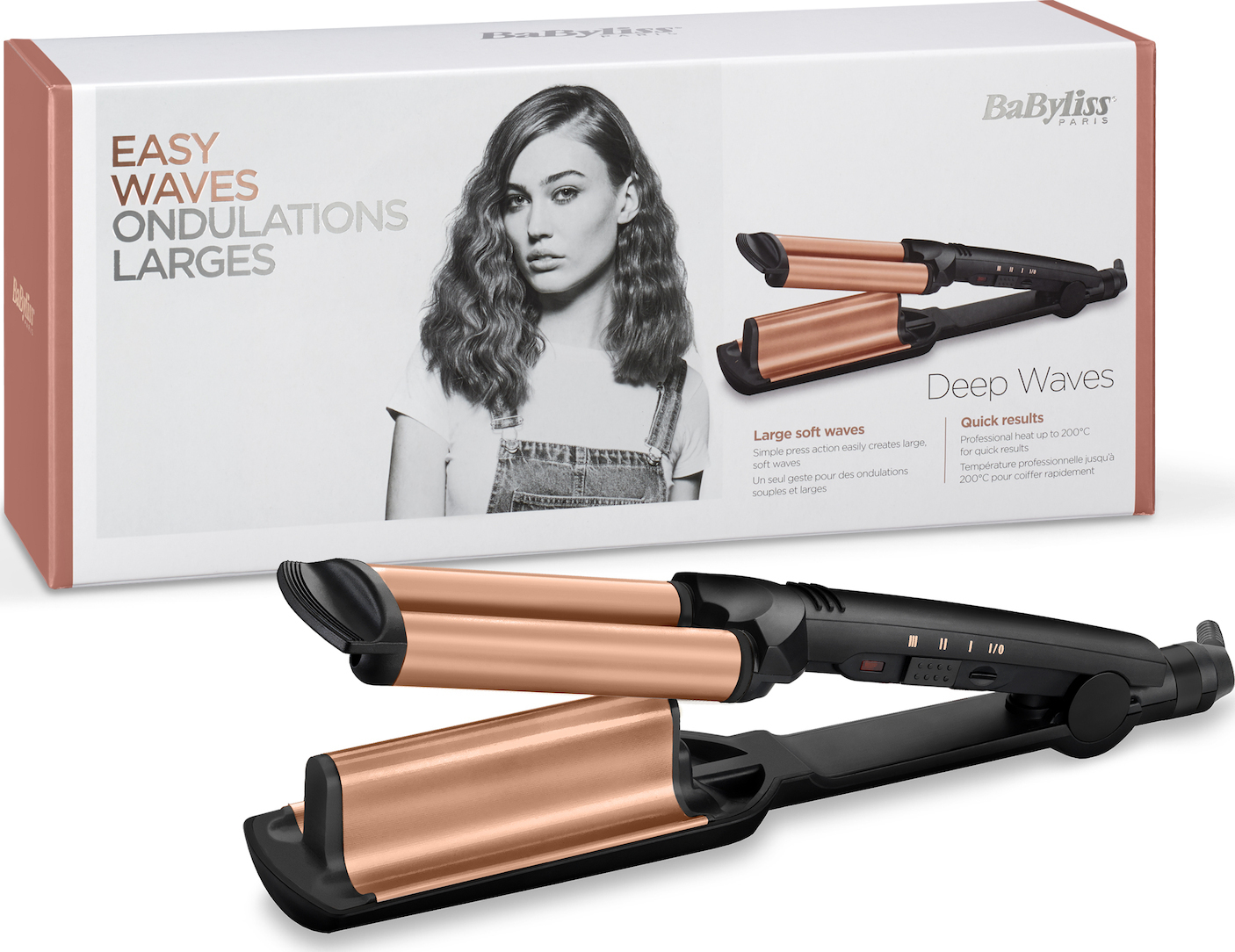 BaByliss Deep Waves W2447E Ψαλίδι Μαλλιών για Κυματιστά Μαλλιά
