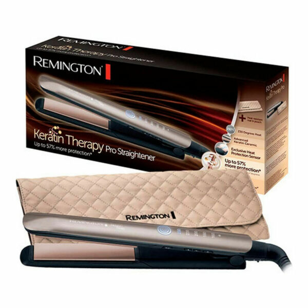 Remington Keratin Therapy Pro S8590 Πρέσα Μαλλιών με Κερατίνη και Αισθητήρα Θερμοπροστασίας