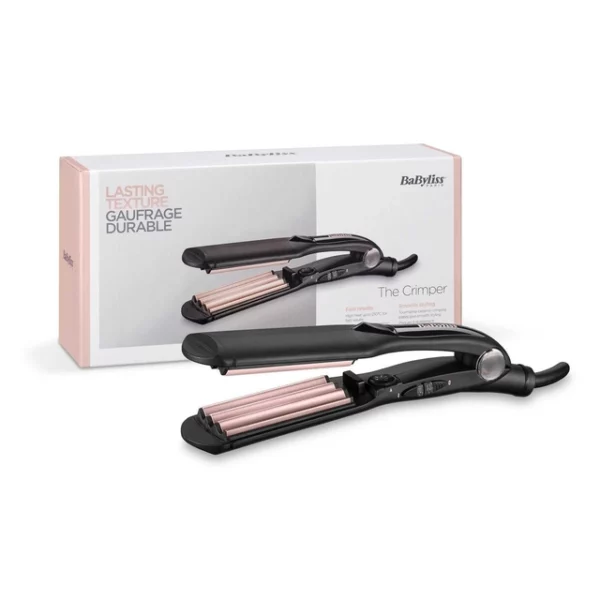 BaByliss The Crimper 2165CE Τοστιέρα Μαλλιών με Πλάκες Τουρμαλίνης-Κεραμικού 35mm