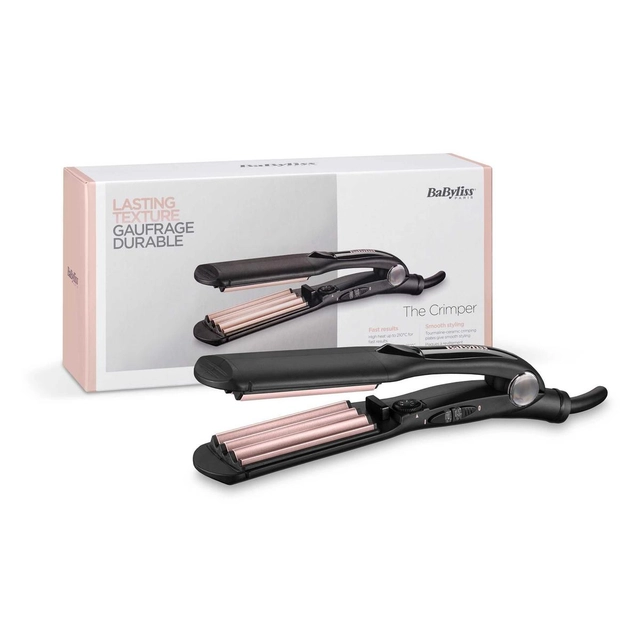 BaByliss The Crimper 2165CE Τοστιέρα Μαλλιών με Πλάκες Τουρμαλίνης-Κεραμικού 35mm