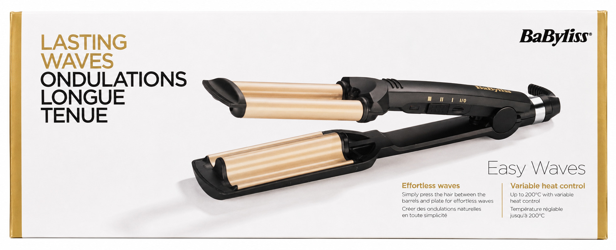 BaByliss Easy Waves C260E Τριπλό Ψαλίδι Μαλλιών για Κυματιστά Μαλλιά 65W - Image 4