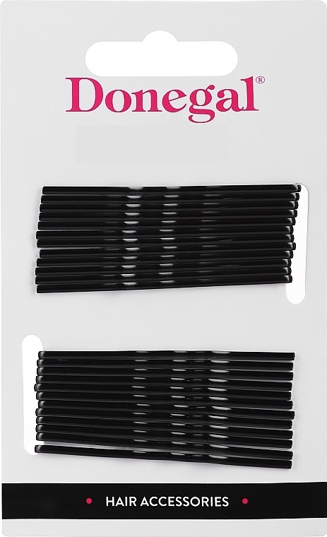 Donegal 5091 Μαύρα Τσιμπιδάκια Μαλλιών 5cm – 24 τεμάχια
