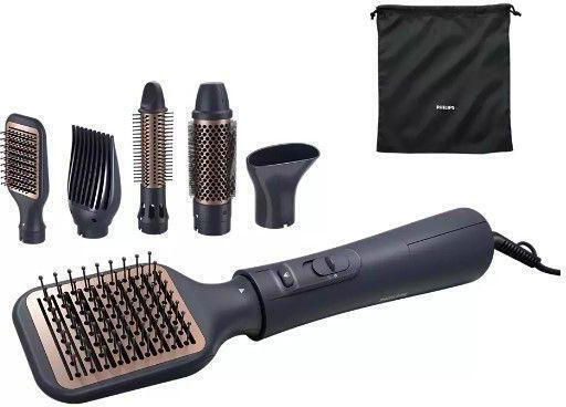 Philips Series 5000 BHA530/00 Κεραμική Ηλεκτρική Βούρτσα Αέρα 5 σε 1 για Ίσιωμα και Μπούκλες 1000W